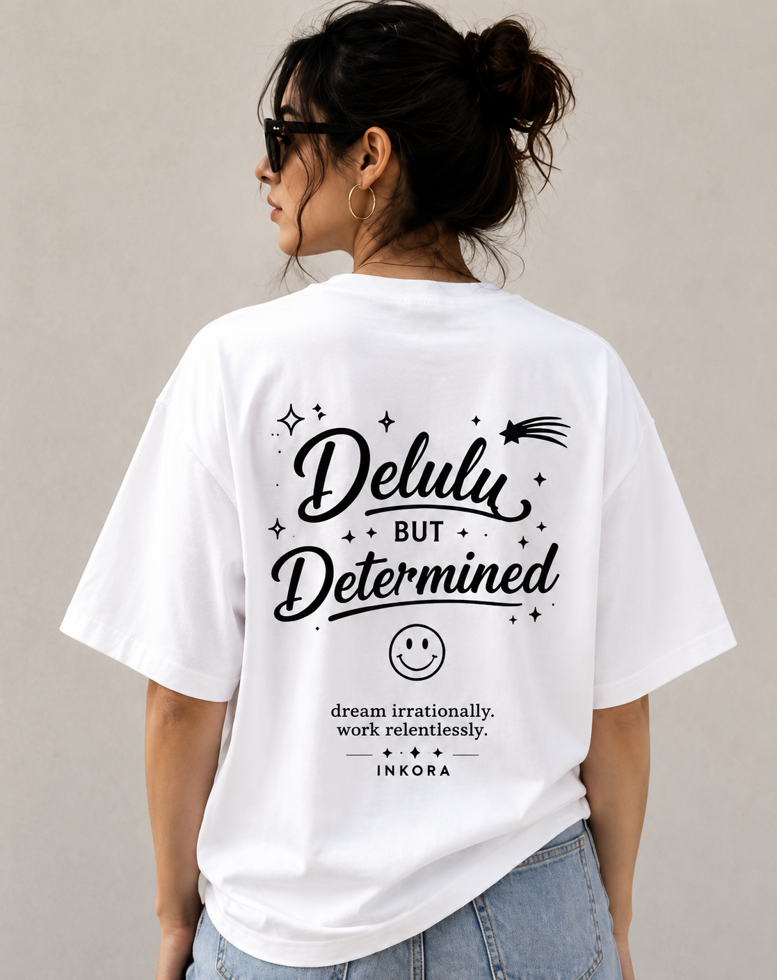 Delulu but Determined™ Oversized T-Shirt