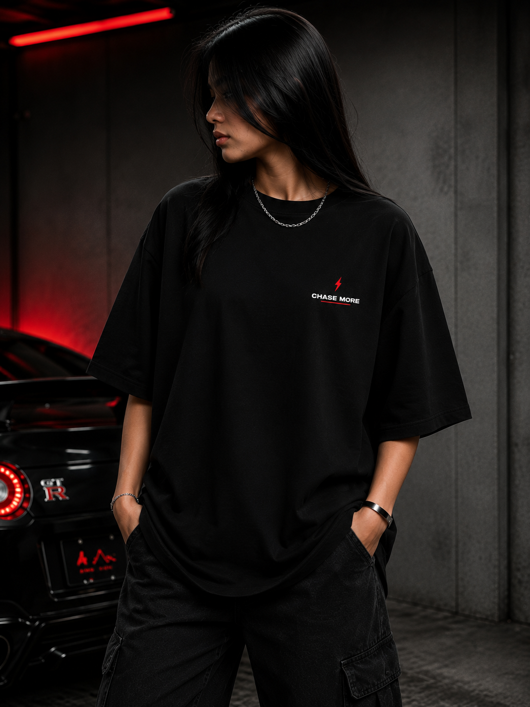 Inkora REDLINE Oversized T-Shirt – Chase More Edition